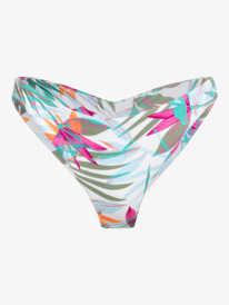 6 Beach Classics Cheeky Bikini Bottoms White ERJX404369 Roxy