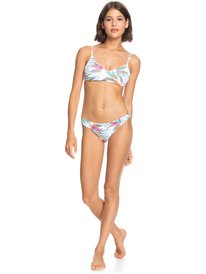 2 Beach Classics Cheeky Bikini Bottoms White ERJX404369 Roxy