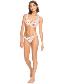 6 Printed Beach Classics - Braguita de Bikini Hipster para Mujer Blanco ERJX404383 Roxy