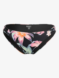 4 Printed Beach Classics Hipster Bikini Bottoms Black ERJX404429 Roxy