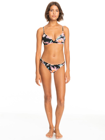 2 Printed Beach Classics Hipster Bikini Bottoms Black ERJX404429 Roxy