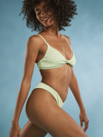2 Womens Roxy Love Cheeky Bikini Bottoms Green ERJX404434 Roxy