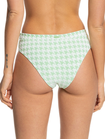 roxy, Check It 2022 - Mutandina bikini moderate da Donna, SPRUCETONE CHECK IT S (gfe6) Check It 2022 - Moderate Bikini Bottoms for Women ERJX404456