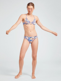 3 Printed Beach Classics Hipster 2 Bikini Bottoms Blue ERJX404488 Roxy