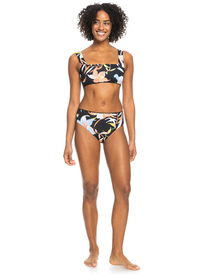 6 Hibiscus Wave - Braguita de bikini de cintura media para Mujer Multicolor ERJX404492 Roxy