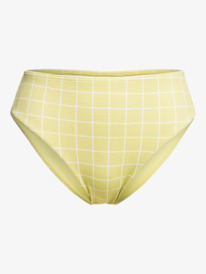 12 Womens Salty Shine High Leg Bikini Bottoms Green ERJX404495 Roxy