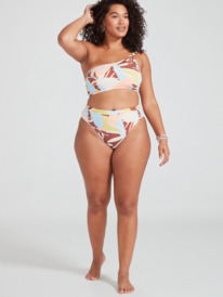 4 Womens Floraldelic The Shorey High Waist Bikini Bottoms  ERJX404498 Roxy