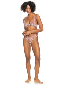 5 Rib ROXY Love The Sunseeker - Hipster Bikini Bottoms for Women Brown ERJX404501 Roxy