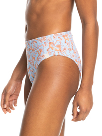 1 Womens Retro Isle Mid Waist Bikini Bottoms Blue ERJX404507 Roxy
