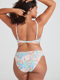 1 Roxy Love The Rocker Rib Knit Bikini Bottoms Green ERJX404513 Roxy