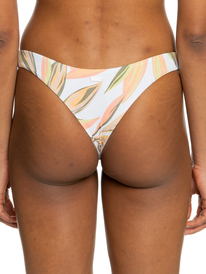 roxy, Printed Beach Classics Mini Bikini Bottoms, BRIGHT WHITE SUBTLY SALTY FLAT (wbb9) Printed Beach Classics - Mini Bikini Bottoms for Women ERJX404516