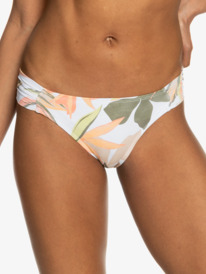 2 Printed Beach Classics - Bas de bikini couvrance légère pour Femme Blanc ERJX404522 Roxy