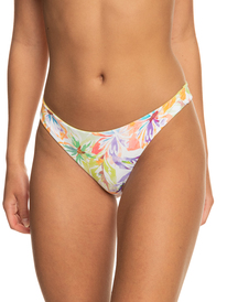 5 Retro Revo - Reversible Mini Bikini Bottoms for Women White ERJX404536 Roxy
