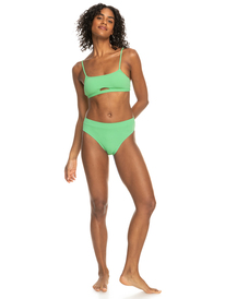 2 Color Jam - Moderate Bikini Bottoms for Women Green ERJX404564 Roxy