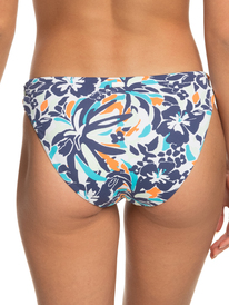 roxy, Printed Beach Classics Hipster Bikini Bottoms, BIJOU BLUE TROPICAL DAZE (bng6) Printed Beach Classics - Hipster Bikini Bottoms for Women ERJX404602