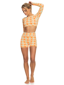 10 Wavy Babe - Braguita de bikini de corte boy leg para Mujer Verde ERJX404623 Roxy