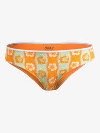 4 Wavy Babe - Hipster Bikini Bottoms for Women Green ERJX404640 Roxy