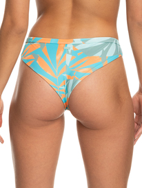 roxy, Roxy Pro The Snap Tur - Cheeky Bikini Bottoms for Women, BLUE SURF ALL PALMED OUT (bhb6) Roxy Pro The Snap Tur - Cheeky Bikini Bottoms for Women ERJX404646