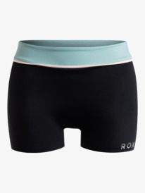 11 Roxy Active Shorty Bikini Bottoms Black ERJX404667 Roxy