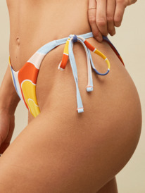 6 Palm Cruz - Cheeky Bikini Bottoms for Women Orange ERJX404687 Roxy