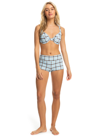13 Womens Platz Shorty Bikini Bottoms Blue ERJX404716 Roxy
