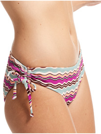 6 Flowy Mood Hipster Bikini Bottoms Orange ERJX404725 Roxy