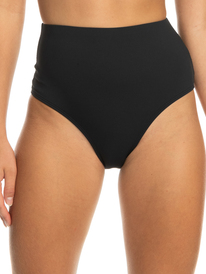 4 Womens Roxy Pro The Up Surge Bikini Bottoms Black ERJX404729 Roxy