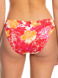 roxy, Sea Spray Classics - Braguita de Bikini Hipster para Mujer, HILO HIBISCUS - SMALL (rzn6) Sea Spray Classics - Hipster Bikini Bottoms for Women ERJX404734