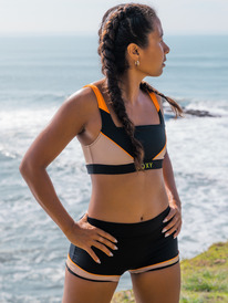 3 ROXY Active - Full Bikini Bottoms for Women Black ERJX404739 Roxy