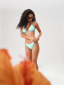 4 Womens Aruba Tie Side Bikini Bottoms Blue ERJX404756 Roxy