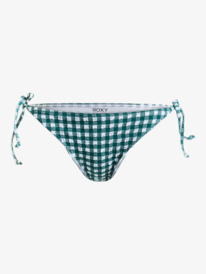 4 Womens The Plaid Pulse Tie Side Bikini Bottoms Purple ERJX404765 Roxy