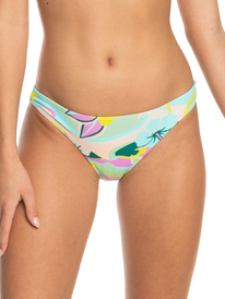 0 Womens Rave Wave Moderate Bikini Bottoms Green ERJX404771 Roxy