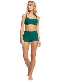 2 Womens Aruba Shorty Bikini Bottoms Green ERJX404774 Roxy