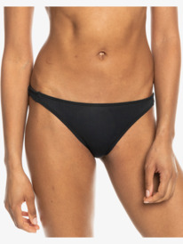 3 Womens Rib ROXY Love The Goofy Low Waist Bikini Bottoms Black ERJX404794 Roxy