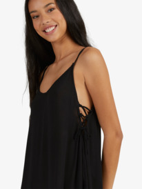 6 Womens Beachy Vibes Beach Dress Black ERJX603266 Roxy