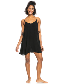 3 Womens Beachy Vibes Beach Dress Black ERJX603266 Roxy