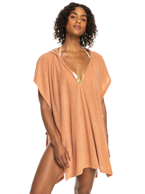 4 Drinking Papaya - Poncho cover-up para Mujer Marron ERJX603339 Roxy