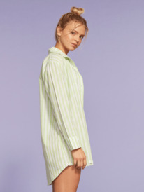 4 Womens Blue Riptide Beach Cover-Up Dress Green ERJX603364 Roxy