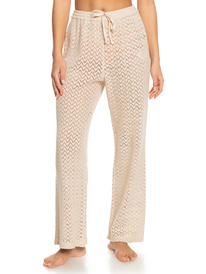 5 Womens Mood Moving Beach Trousers Beige ERJX603367 Roxy