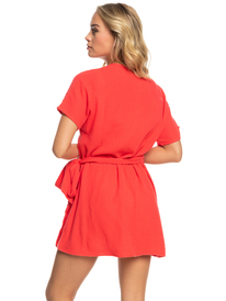 13 Womens Sweetest Summer Love Beach Wrapped Dress Red ERJX603377 Roxy