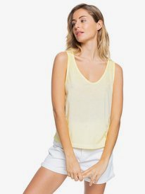 Ladies yellow 2024 vest top