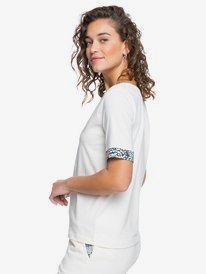 1 Marine Bloom 2021 - T-shirt pour Femme Rose ERJZT05263 Roxy