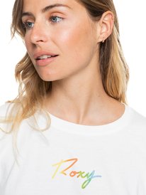5 Easy And Basic - T-shirt met korte mouw voor Dames White ERJZT05325 Roxy
