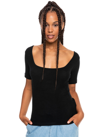 roxy, Pineapple And Drink - Top da Donna, ANTHRACITE (kvj0) Pineapple And Drink - Top for Women ERJZT05328