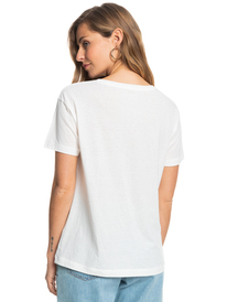 4 Palm trees And Coconuts - T-shirt manches courtes pour Femme Blanc ERJZT05329 Roxy