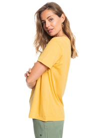 1 Palm trees And Coconuts - T-shirt manches courtes pour Femme Jaune ERJZT05329 Roxy