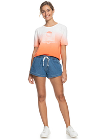 3 Biarritz Vibes Short Sleeve T-Shirt  ERJZT05335 Roxy