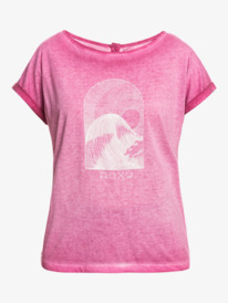 5 Summertime Happiness 2022 - T-shirt manches courtes pour Femme Rose ERJZT05342 Roxy