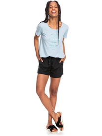 3 Chasing The Swell 2022 - Camiseta de manga corta para Mujer Azul ERJZT05363 Roxy