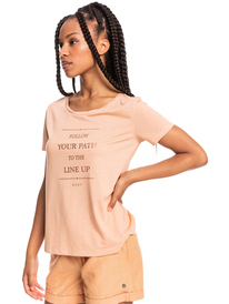 1 Chasing The Swell 2022 - Short Sleeve T-Shirt for Women Brown ERJZT05363 Roxy